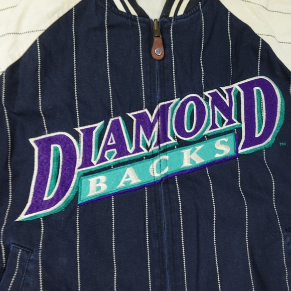 Arizona Diamondbacks Jacket Mens Large Mirage MLB Authentic Reversible Full Zip - Picture 3 of 16